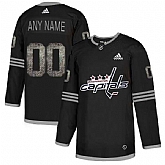 Customized Men's Capitals Any Name & Number Black Shadow Logo Print Adidas Jersey,baseball caps,new era cap wholesale,wholesale hats